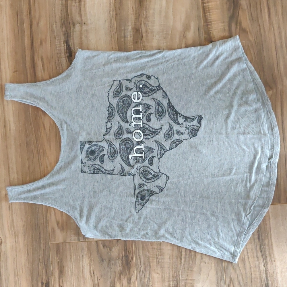 EUC Texas Home tank top